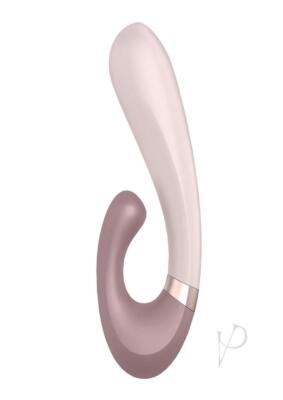 Heating Warming Silicone G-spot Vibrator Rechargeable Curved Vibrating Sex Toy