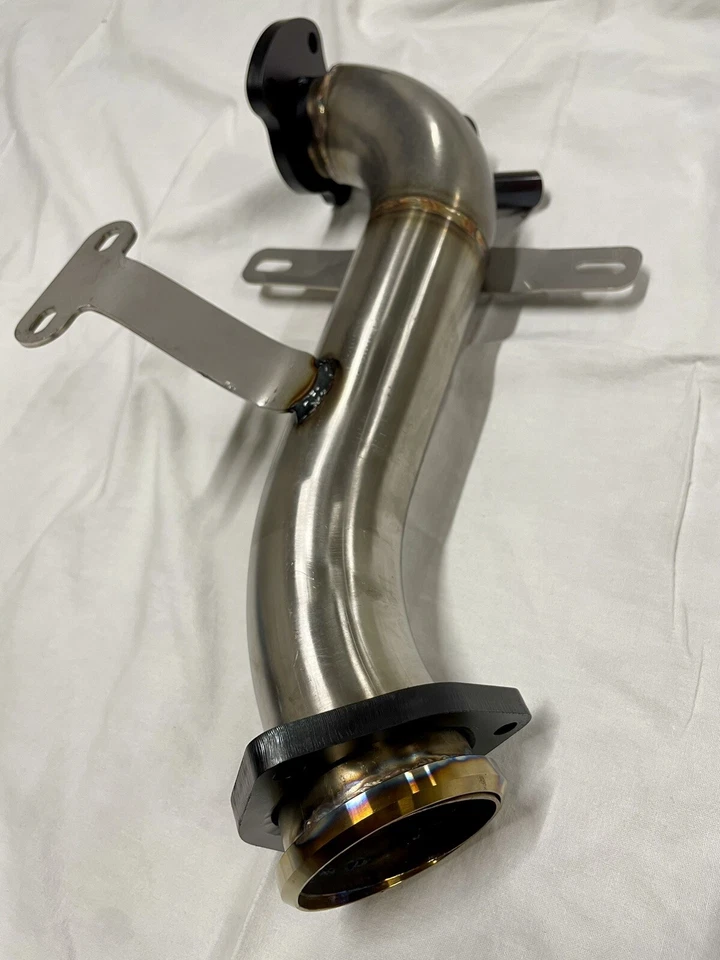 Downpipe Jeep Wrangler 2.8 CRD Dekat Catalizzatore Rubicon Sahara Sport JK JKU - Immagine 3 di 4