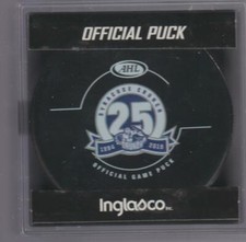 GAME PUCK - NEW AHL SYRACUSE CRUNCH 2018-19 25th ANNIVERSARY in CUBE b4Rk1#EL#2L