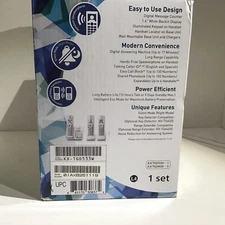 PANASONIC KX-TGD533 WHITE EXPANDABLE CORDLESS PHONE,3 HANDSETS,ANSWERING MACHINE