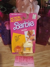 NOS 1987 ACTION ACCENTS BARBIE WIND UP MIXER