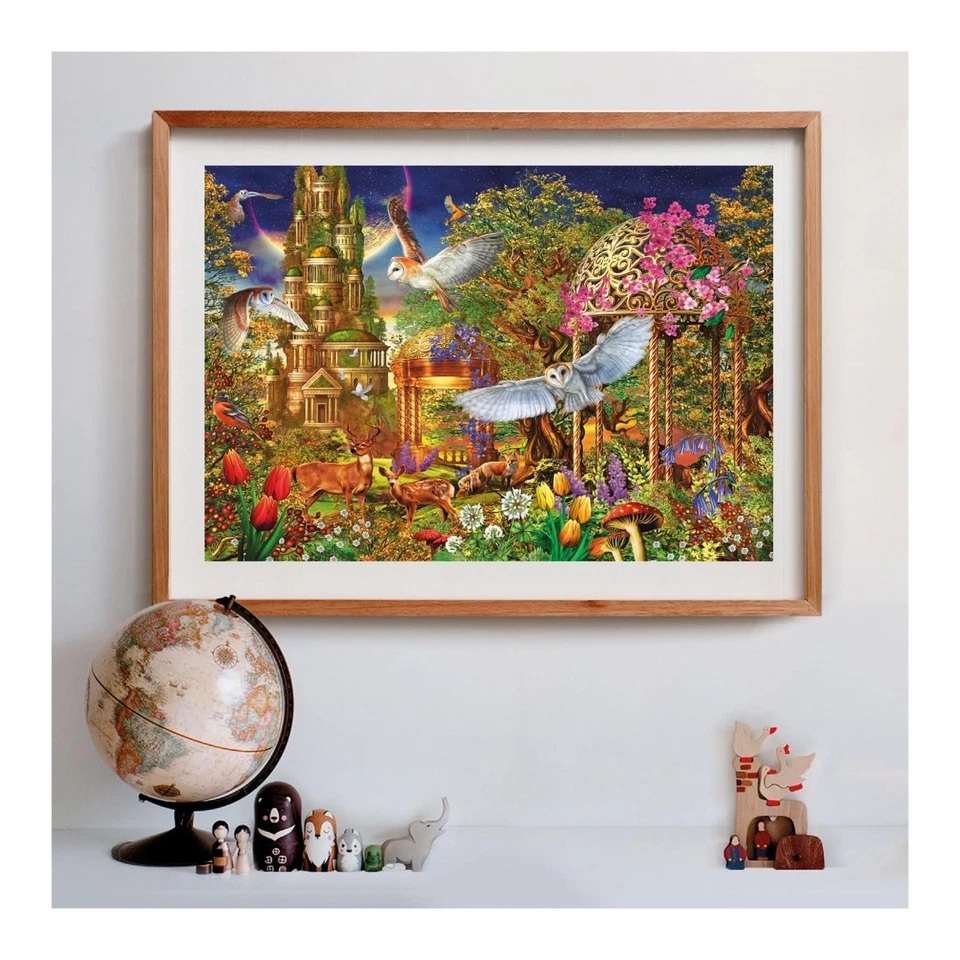Clementoni Puzzle 1500 pz Woodland Fantasy Garden 18a+ (84,3x59,2cm) HIGH - Immagine 2 di 4