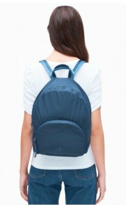 kate spade navy blue backpack