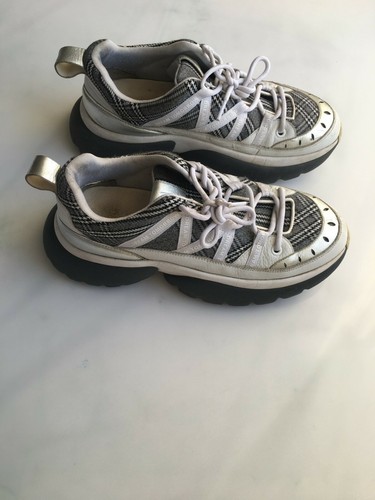 silver chunky trainers