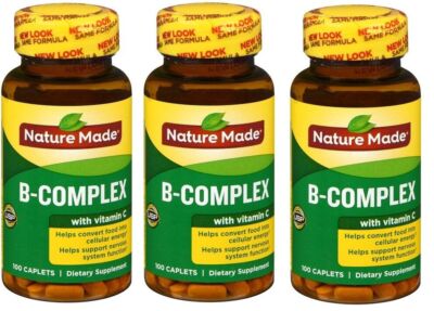 Nature Made B-Complex with Vitamin C, 100 Caplets X **3 Packs**