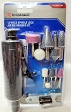 13 PIECE JOBSMART,SPINDLE LOCK AIR & DIE GRINDER KIT( 2360120) NEW!!  (B-1)