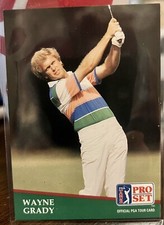 1991 PGA Pro Set PGA Tour Golf Card Wayne Grady #38  ⛳️
