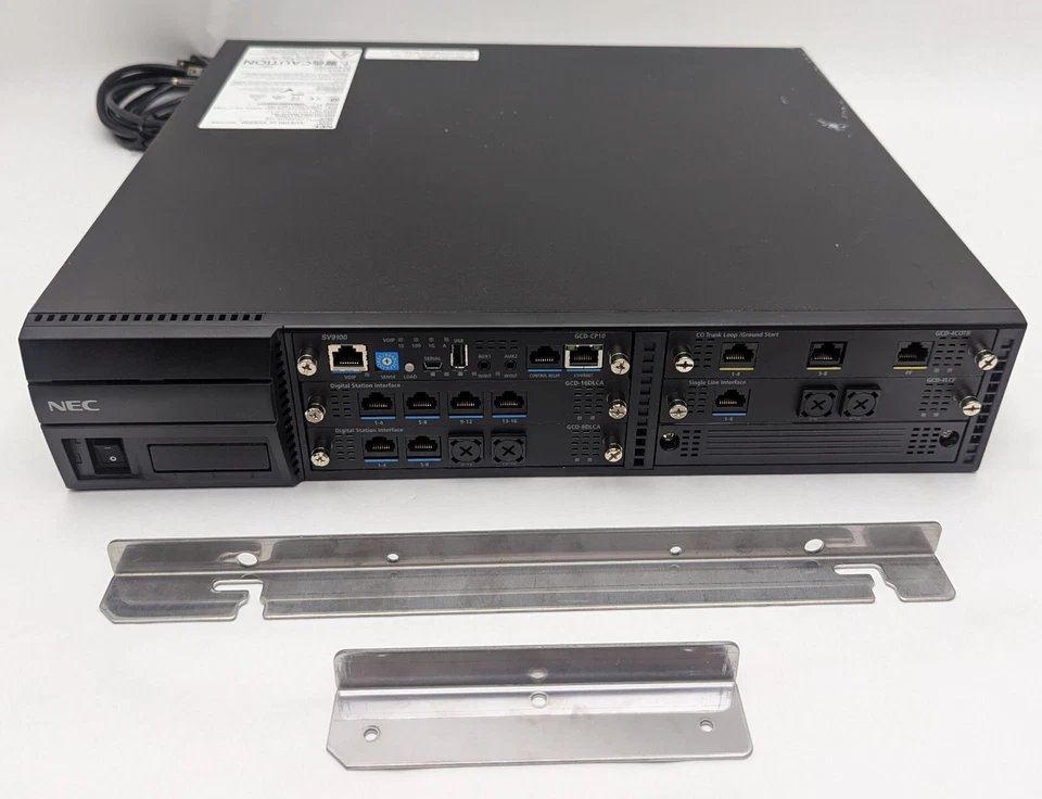 NEC SV9100 CHS2UG-US w/ GCD-CP10 GCD-16DLCA GCD-8DLCA GCD-4COTB GCD-4LCF Cards - Image 3 of 4
