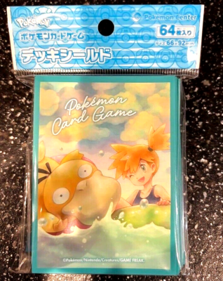 Pokemon Card Official Deck Shield Misty Psyduck 64 Sleeve Japanese NEW