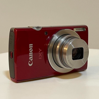 Canon Digital Camera PowerShot ELPH 180 IXY 180 Red 8x 20.0MP