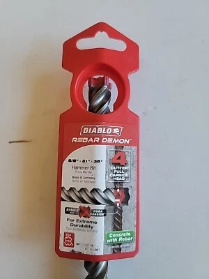 Diablo by Freud DMAMX1120 5/8 in. x 31 in. x 36 in. Rebar Demon SDS-Max 4-Cutter