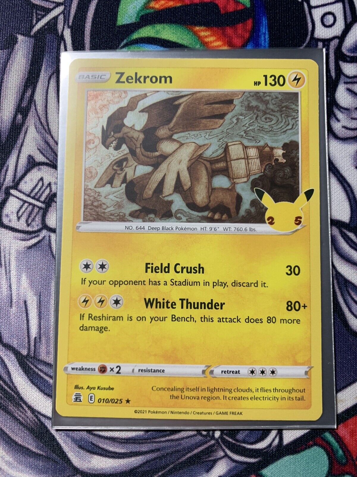 Pokémon ZEKROM 010/025 Holo Rare Celebrations - Near Mint 🍒