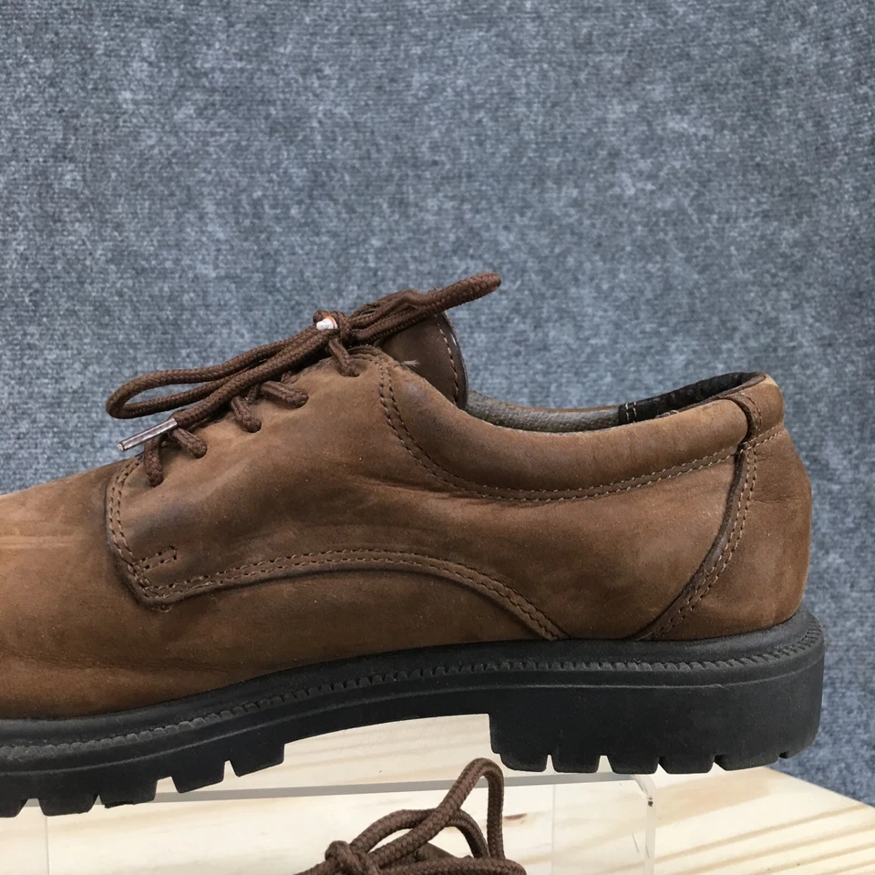 Sapatos sociais masculinos Cambridge Classics 10 M Noah Oxford marrom couro sintético com cadarço - Imagem 4 de 4