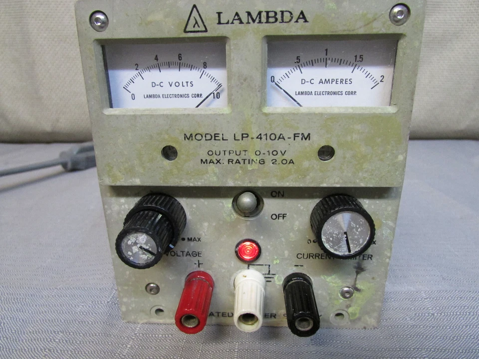 Lambda Regulated Power Supply Model LP-410A-FM Powers Up - Image 3 of 4