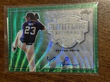 PEYTON SMITH 2020 Leaf Perfect Game GREEN WAVE AUTOGRAPH #1/1 DBU, TEXAS A&M