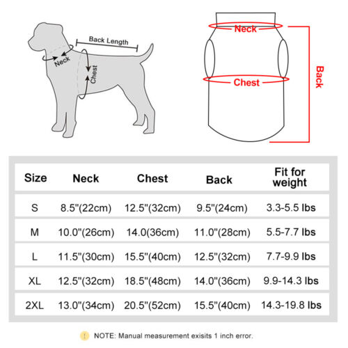 Warme Hunde Winterjacke Fleece Hundeweste Mantel Chihuahua Hundebekleidung - Bild 2 von 18