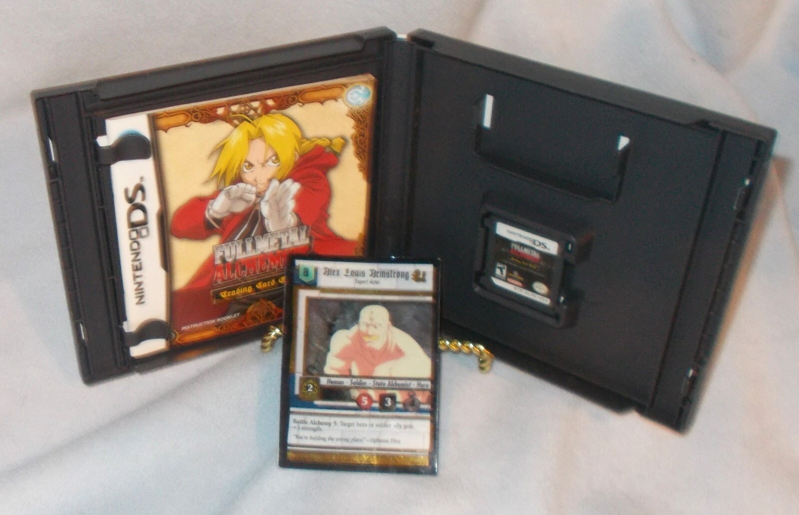 Fullmetal Alchemist Trading Card Game with trading card (Nintendo DS