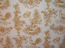 Kravet, Alverra Toile, Pierre Deux Collection, Farm Toile, BTY, Color Yellow