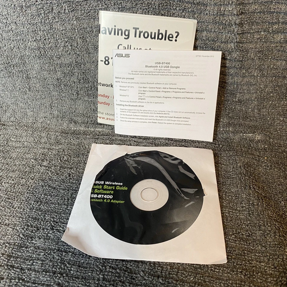 ASUS USB-BT400 USB 2.0 Bluetooth 4.0 Adapter - Image 3 of 4