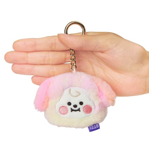 BTS BT21 Ufficiale Prodotti Autentici CHIMMY BABY PRISM FACE BAG CHARM DOLL - Foto 2 di 8