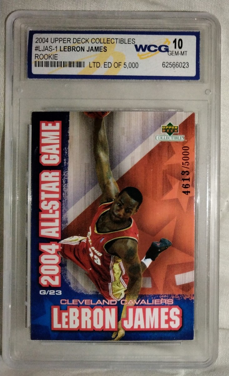 lebron james graded rookie card 2003 Upper Deck Box Set Basketball #22 PSA 8 - Black - 8'6" x 11'6" - Bed Bath & Beyond 185552. 2003 LeBron James PHENOM Set