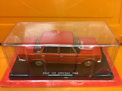 Modèle à Monter Fiat 125 Special 1/25 - Auto Vintage N°79, Couleur Rouge, Neuf