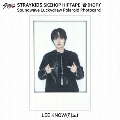 Stray Kids SKZHOP HIPTAPE 合 HOP Soundwave Lucky Draw Polaroid