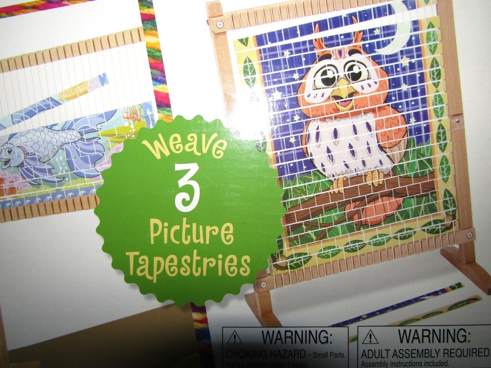 Melissa & Doug Wooden MultiCraft Weaving Loom, Large Upright Frame. eBay