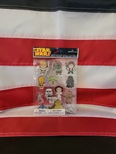 Hallmark Star Wars Luke Solo Princess Yoda Chewbacca Darth Vader Epoxy Stickers