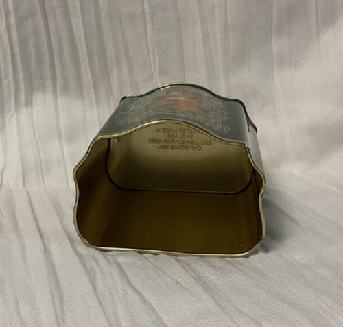 Vintage 1981 Avon Exclusive Christmas Green & Gold Tin Canister - Picture 6 of 7