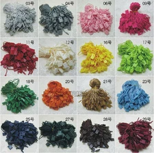 Lots 1 bag Hang Tag String Nylon Snap Lock Pin Loop Fastener Hook Tie 29color