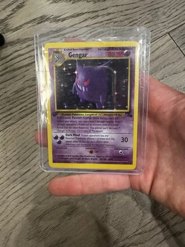 gengar first edition pokemon fossil