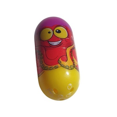 Mighty Beanz 32 Octopus Bean Toy Capsule Moose 2010 Red Yellow Purple Gift