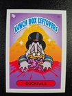 DuckTales Scrooge McDuck Garbage Pail Kids Spoof Lunch Box Leftovers Card
