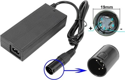 2A 42V Ladegerät für 36V Akku Winora Modular Pack 400, Modular Pack 600