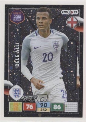 2017 Adrenalyn XL Road to 2018 Fifa World Cup England Game Changer Dele Alli 2p7