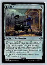 MTG Fallout Foil #129 C.A.M.P. CAMP Uncommon Artifact Fortification