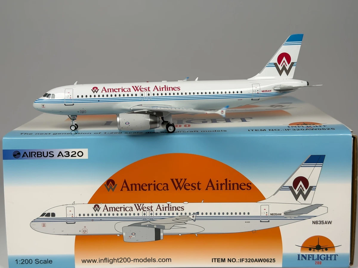 InFlight 200 Airbus A320 Contemporary Diecast Aircraft and