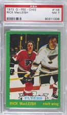 1973-74 O-Pee-Chee Light Back Rick MacLeish #146 PSA 7 0f8