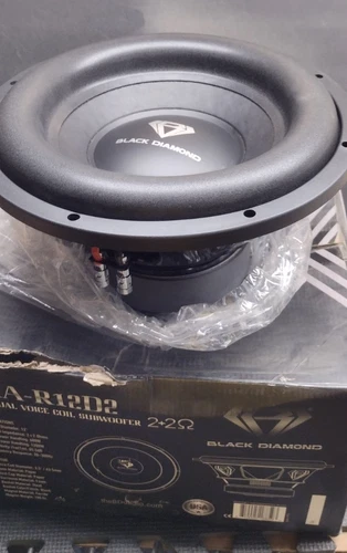 BLACK DIAMOND DIA-r12d2  12" Car Subwoofer 4 Ohm Dual Voice Coil 1200 Watts Max