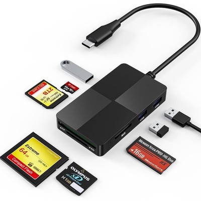 Sony Memory Stick pro Duo Adapter Reader - 8 in 1 SD/TF/MS/CF/XD Card Reader ...
