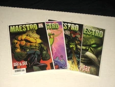MAESTRO:WAR  1(2021)LOT OF FOUR COVER VARIATIONS/MARVEL..nice SEE PICS
