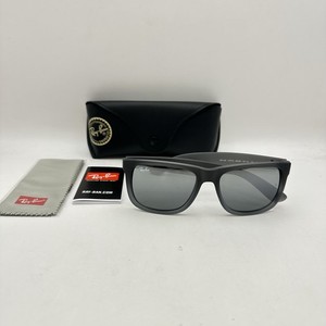 Ray Ban Justin Mirror Gradient Sunglasses RB4165 Matte Gray Gradient