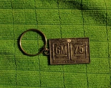 GM 75 Years Saginaw Central Foundry Keychain