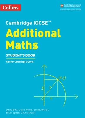 Cambridge IGCSETM Additional Maths Students Book by Brian Speed PAPERBACK