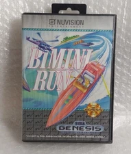 Bimini Run (Sega Genesis, 1990) Tested & Working - Nice, Clean Copy Complete CIB