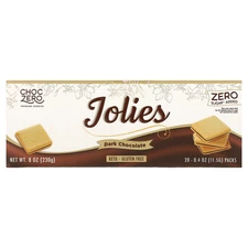 Premium Cookies, Jolies, Dark Chocolate, 20 Packs, 0.4 oz (11.5 g) Each