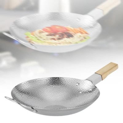 Pfanne Pan Wok Chef Pan Snowflake Edelstahlbratenpfanne für den Haushalt