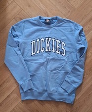 Vintage Mens Dickies Light Blue Pullover Jumper Sweater Size Uk Small