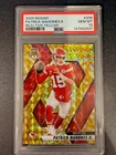2025 Panini Mosaic - Patrick Mahomes II #200 REACTIVE YELLOW Prizm PSA 10